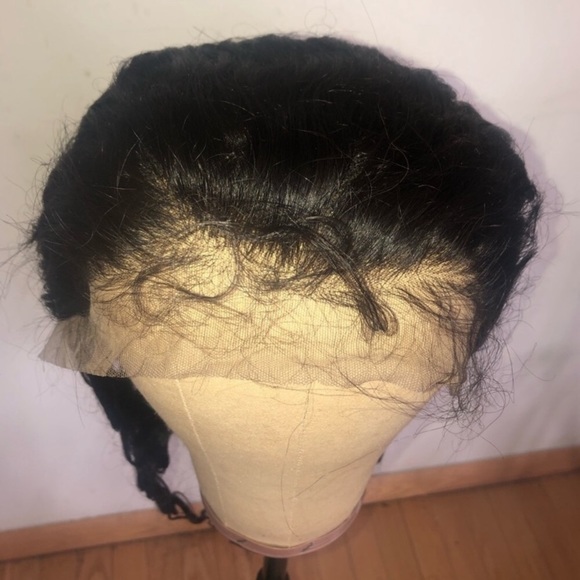 22” 180% loose wave pre plucked lacefront wig *NEW main image 6